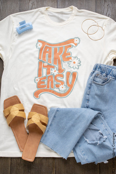 Take It Easy Graphic Tee graphic tees Mark 