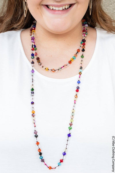 Wrap Necklaces 60" - All Colors jewelry ViVi Liam Jewelry Multi 