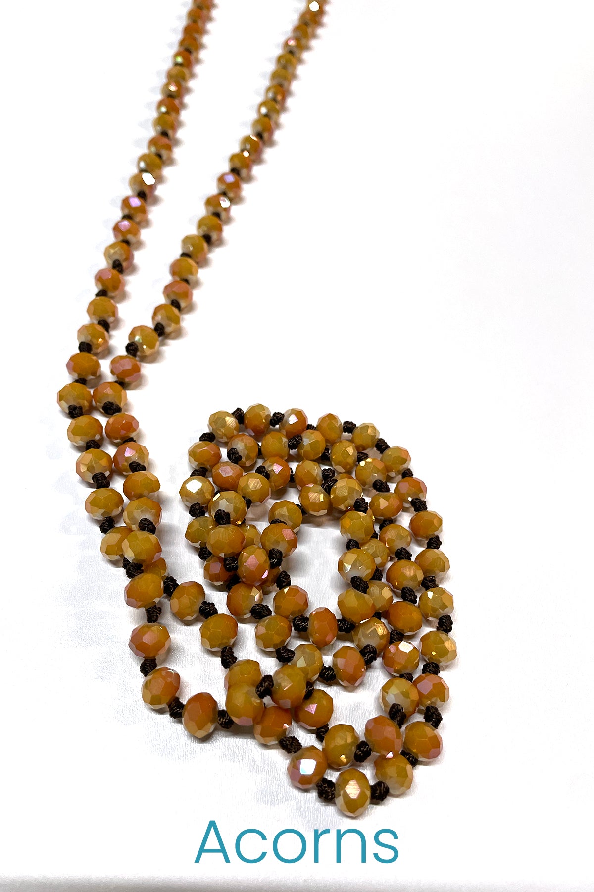 Wrap Necklaces 60" - All Colors jewelry ViVi Liam Jewelry Acorns 