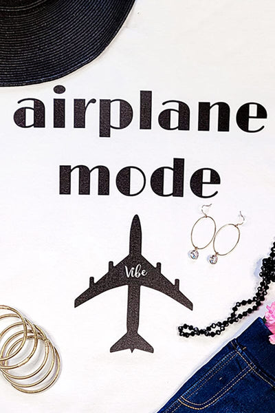Airplane Mode Graphic Tee graphic tees VCC 
