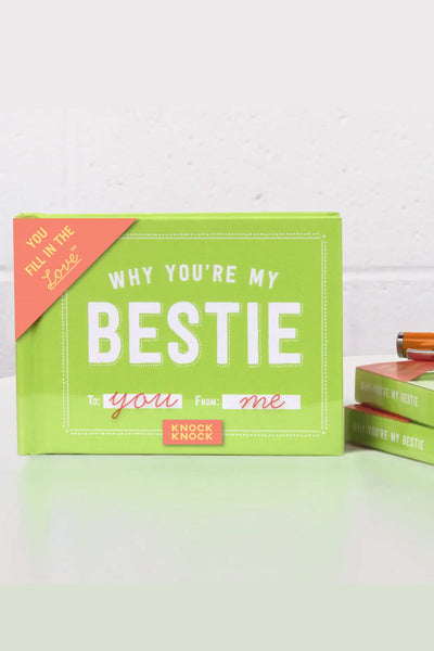 Why You're My Bestie Fill in the Love® Book gifts knock-knock 