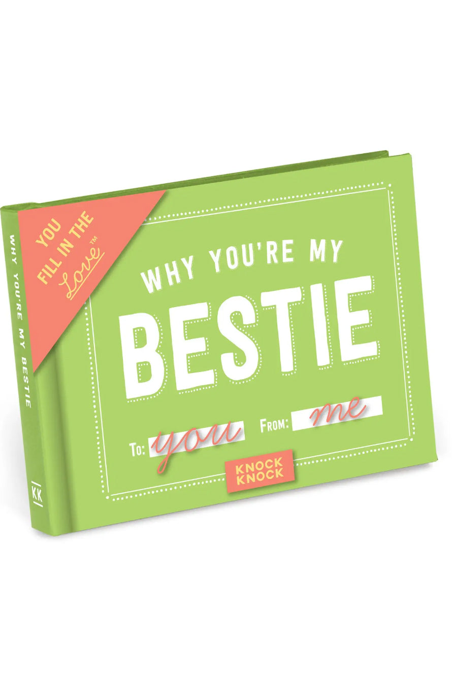 Why You're My Bestie Fill in the Love® Book gifts knock-knock 