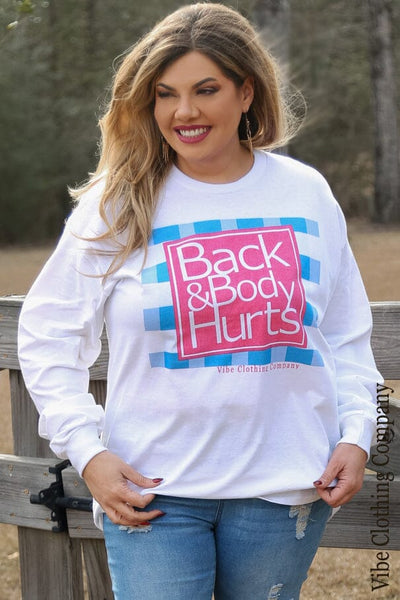 Back & Body Hurts Graphic Tee graphic tees VCC 