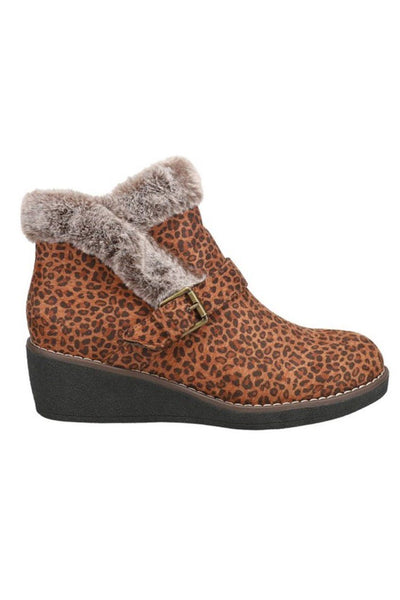 Artic Blast Boots - Leopard Shoes Corkys 