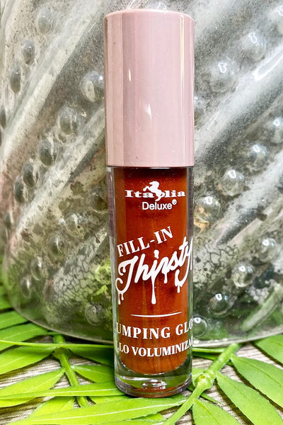 Fill-In Thirsty Plumping Lip Gloss makeup Pineapple Desire 