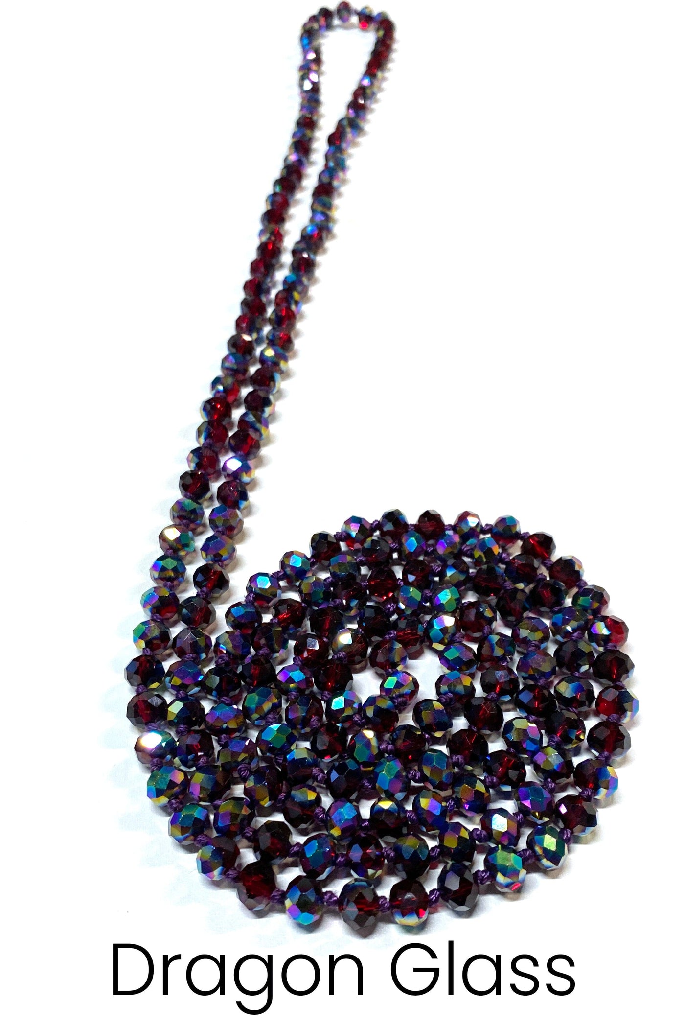 Wrap Necklaces 60" - All Colors jewelry ViVi Liam Jewelry Dragon Glass 