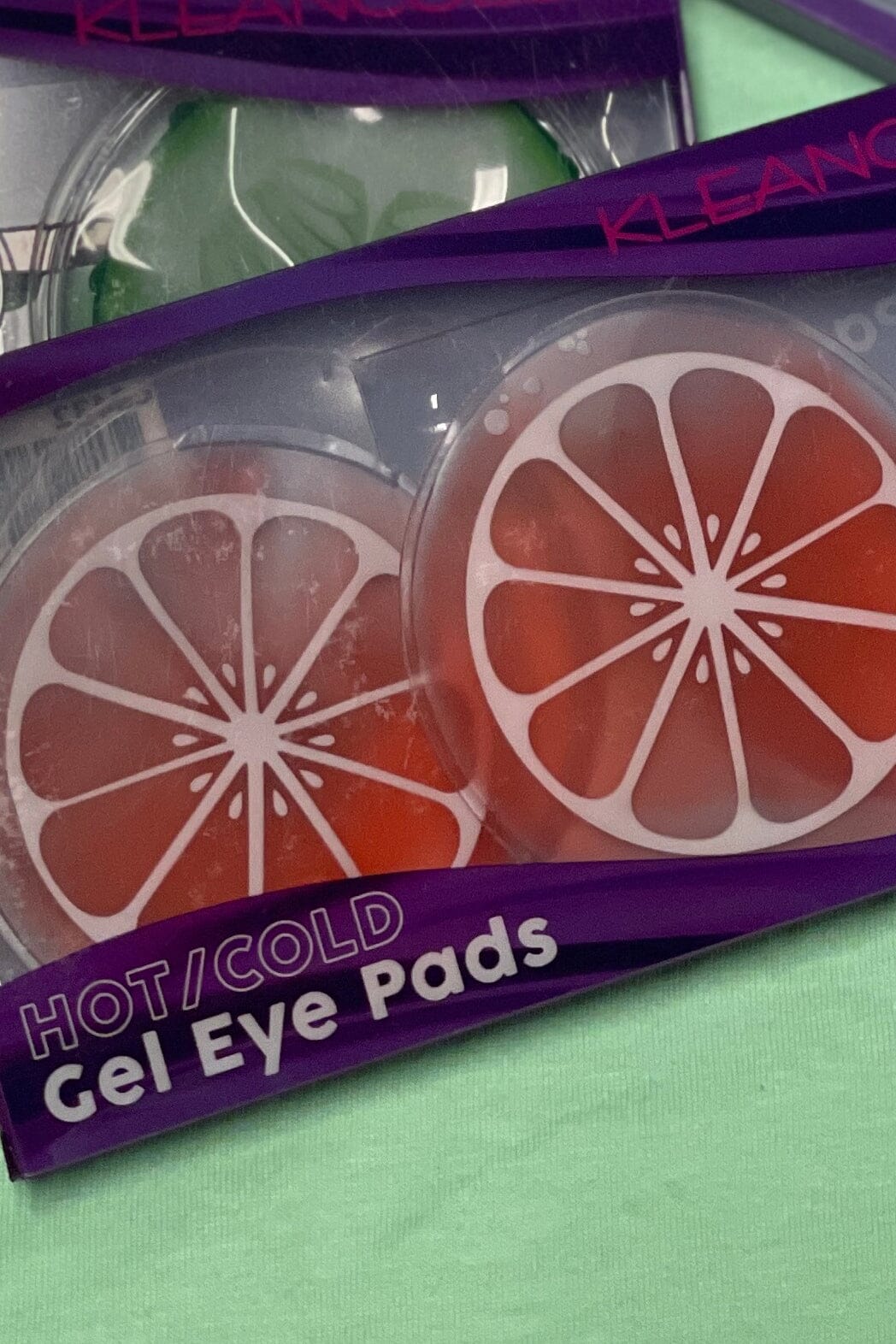 Hot/Cold Gel Eye Pads gift Pineapple Grapefriut 