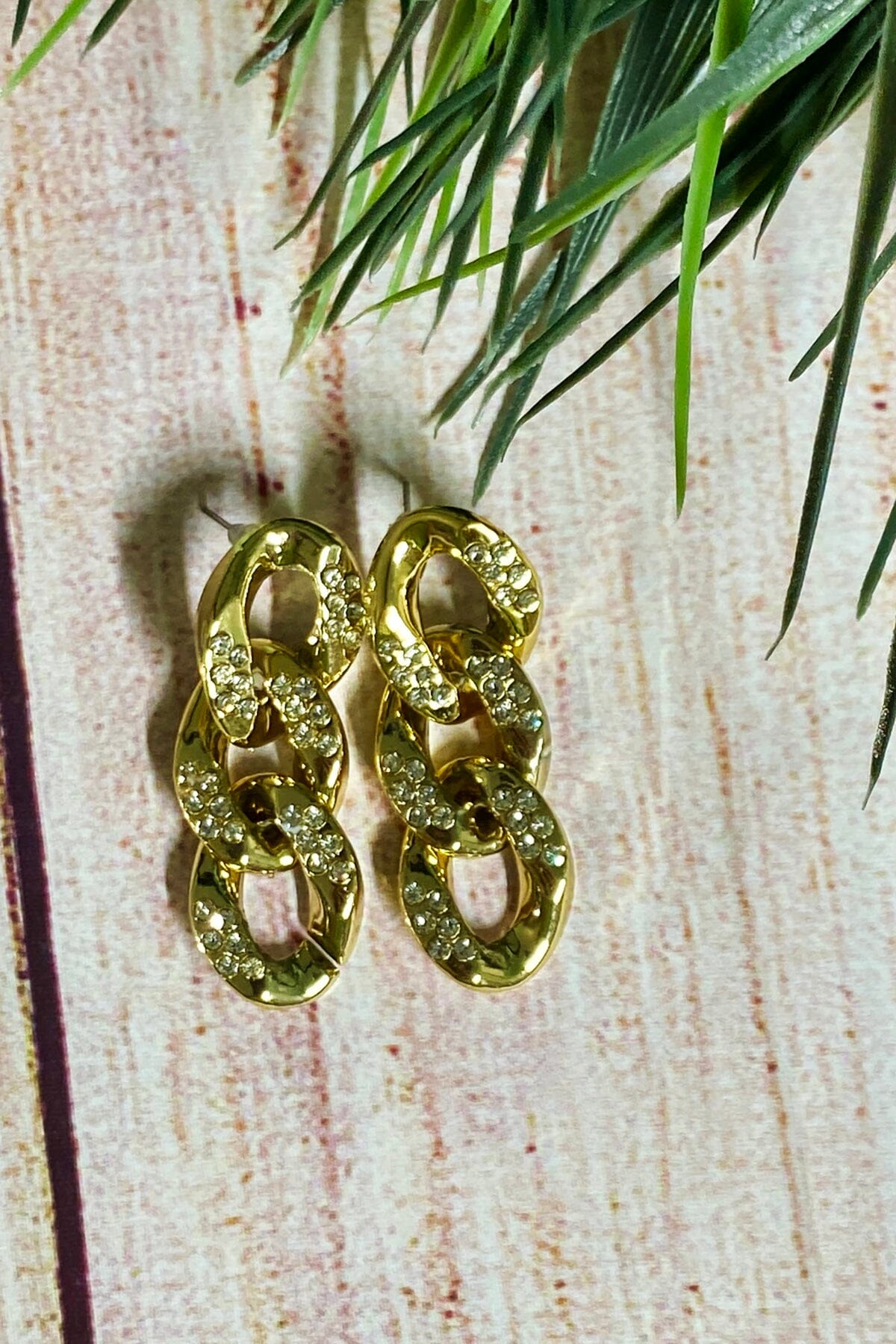 Curb Chain Earrings Jewelry 023 