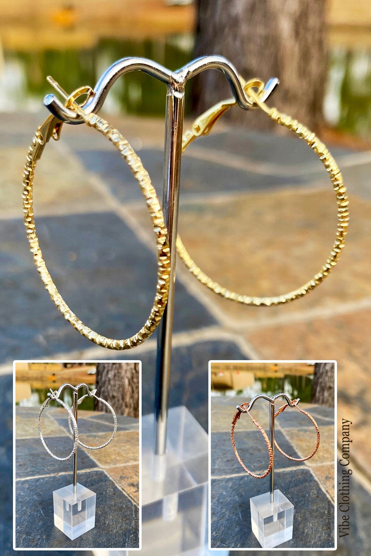 Hammered Hoops Jewelry 023 