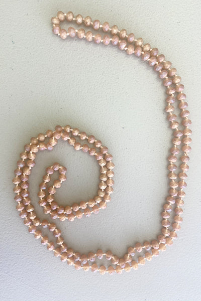 Wrap Necklaces 60" - All Colors jewelry ViVi Liam Jewelry Matte Champagne 