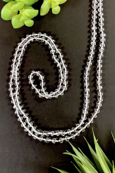 Wrap Necklace 60" jewelry ViVi Liam Jewelry Crystal 