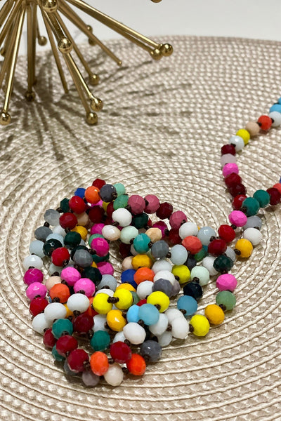 Wrap Necklaces 60" - All Colors jewelry ViVi Liam Jewelry Multi Bright 