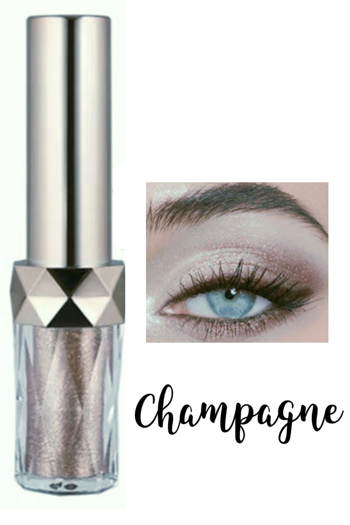 Liquid Glitter Eye Shadow Makeup beauty creations Champagne 