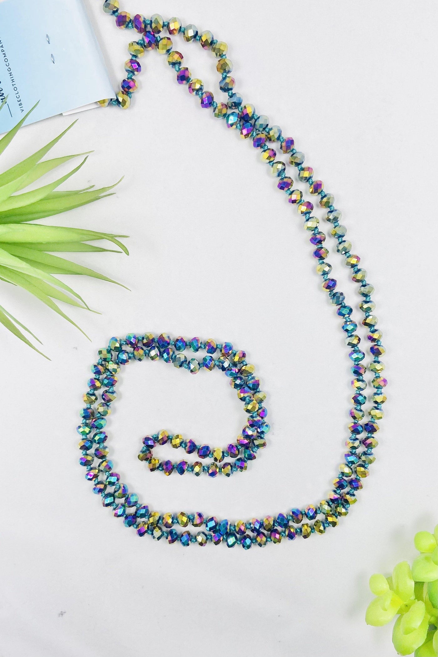 Wrap Necklace 60" jewelry ViVi Liam Jewelry Prism 