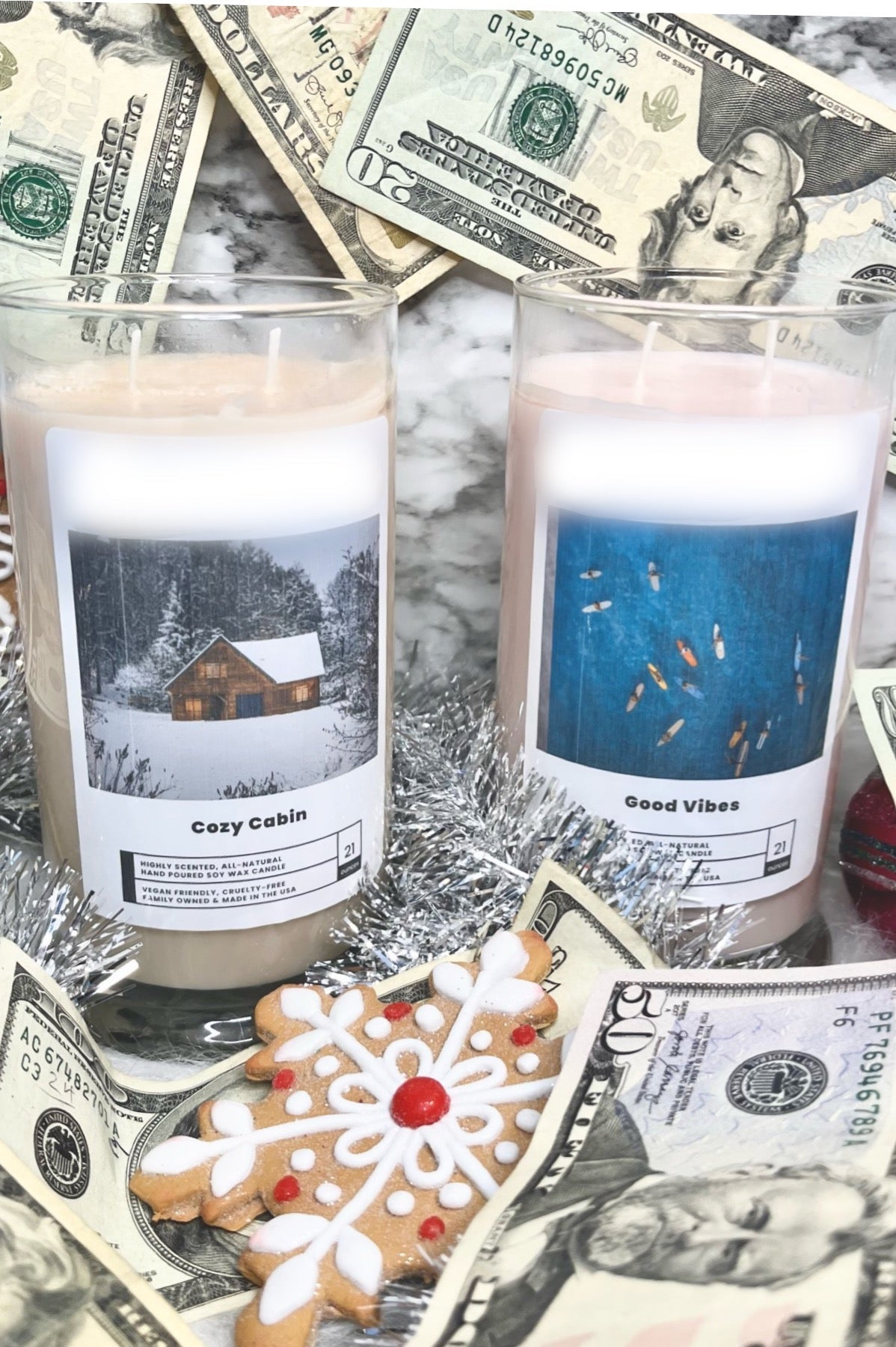 Money Candles gifts OB 