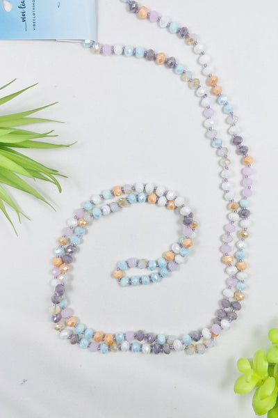 Wrap Necklace 60" jewelry ViVi Liam Jewelry Pastels 