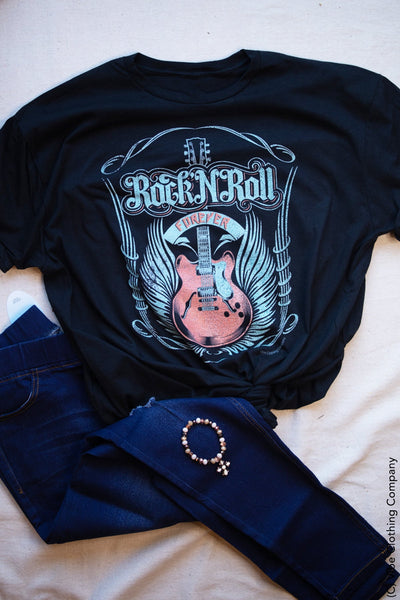 Rock and Roll Forever Graphic Tee graphic tees VCC 