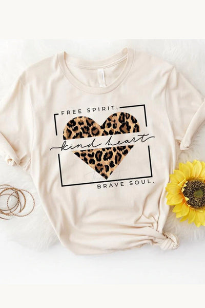 Kind Soul Graphic Tee graphic tees Mark tee Small Natural 