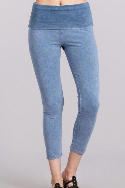 All American CROPPED Skinnies - Rainy Bottoms light d 