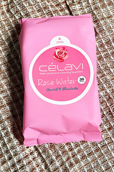 New Facial Cleansing Wipes makeup kenny Rose Water 