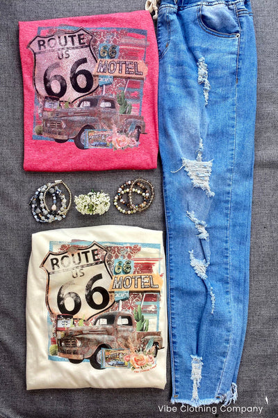 Route 66 Graphic Tee graphic tees VCC 