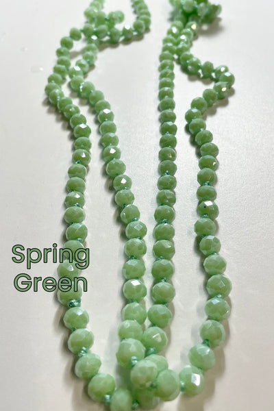 Wrap Necklaces 60" - All Colors jewelry ViVi Liam Jewelry Spring Green 