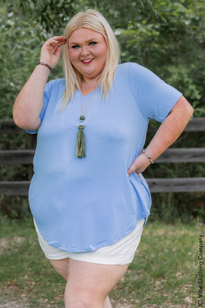 Sunny Tops BASICS 001 Periwinkle Small 
