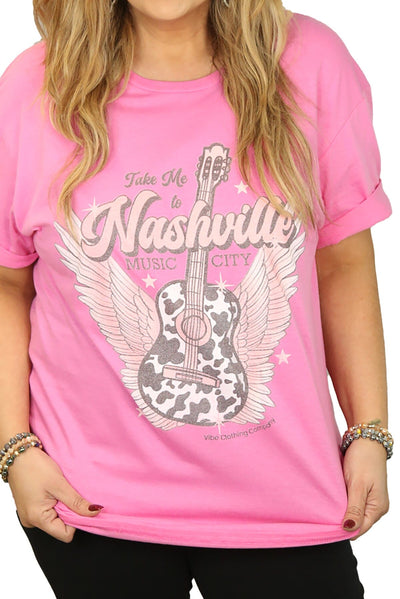 Take Me to Nashville Graphic Tee graphic tees VCC 