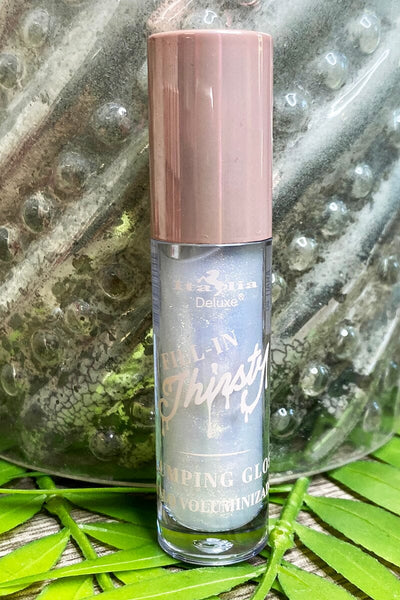 Fill-In Thirsty Plumping Lip Gloss makeup Pineapple Tiara 