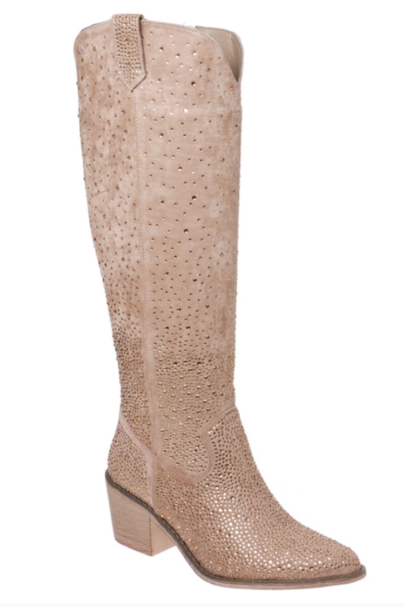 Wild One Sparkle Boots Shoes 061 6 Tan 