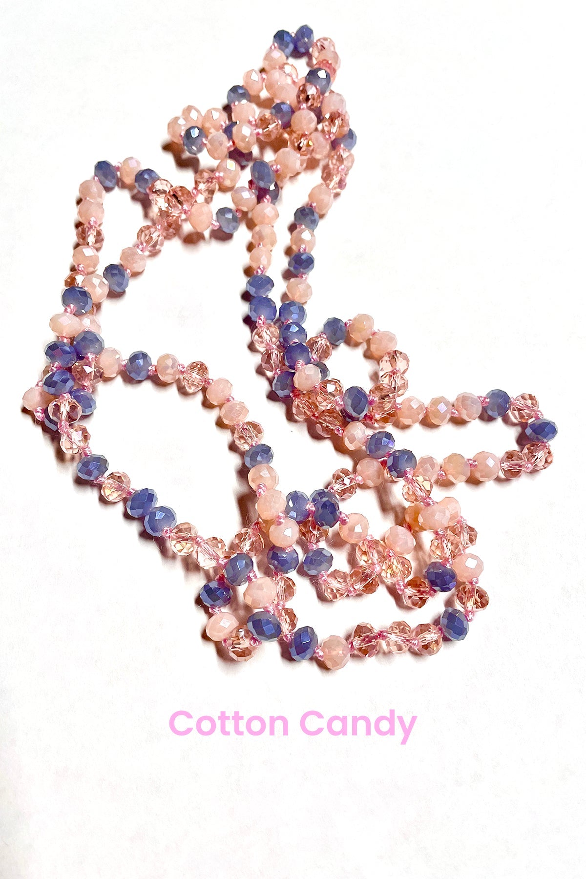 Wrap Necklaces 60" - All Colors jewelry ViVi Liam Jewelry Cotton Candy 
