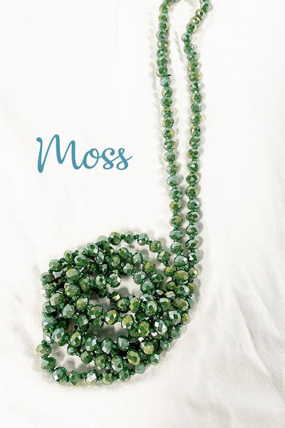 Wrap Necklaces 60" - All Colors jewelry ViVi Liam Jewelry Moss 