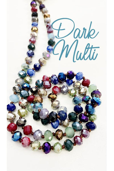 Wrap Necklaces 60" - All Colors jewelry ViVi Liam Jewelry Dark Multi 